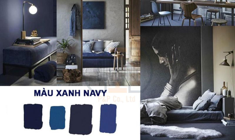 Xanh Navy và những ứng dụng trong thiết kế