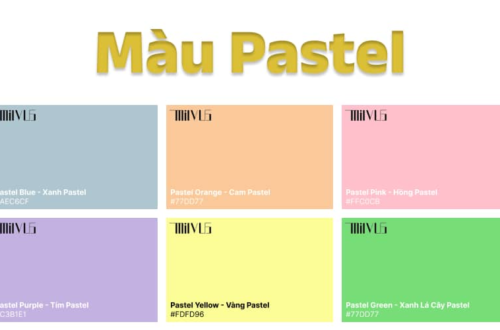 Màu pastel thường được gọi màu phấn