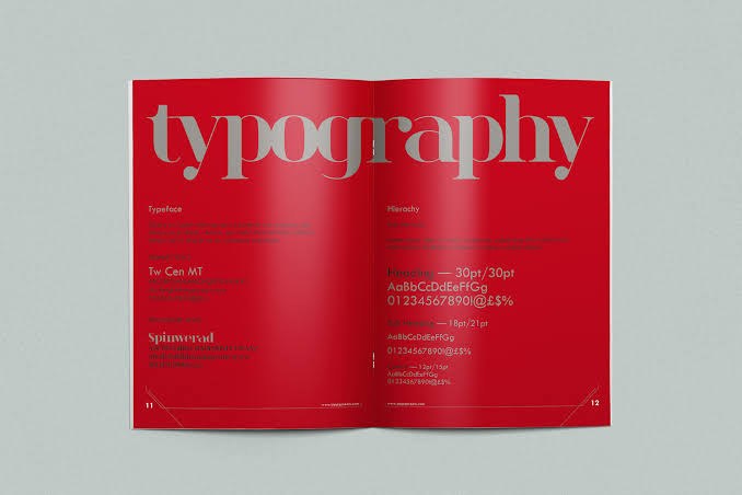 Typography trong Branding - brand guideline - typography branding - inDD Creative
