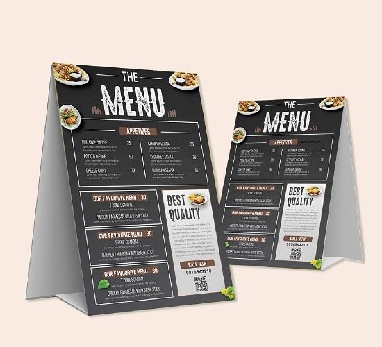 Thiết kế Menu cho Nhà hàng - thiet ke menu - inDD Creative