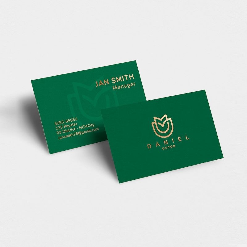Thiết kế Name Card - Namecard ép nhũ - inDD Creative